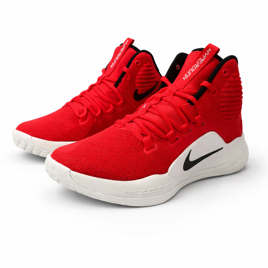 Nike Hyperdunk X TB Basketball Shoes Court Red Kids Size 3.5Y Performance Sneakers | My Wrinkles Gone