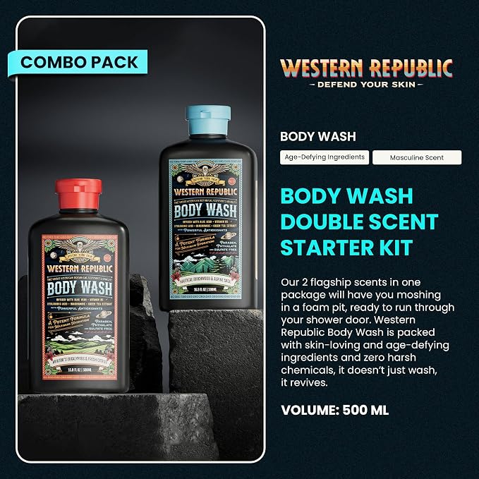 Western Republic Men’s Body Wash Duo 2-Pack - product image 3