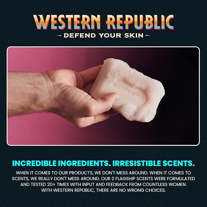 Western Republic Tropic Rum & Nautical Sea Salt Soap 2-Pack - product image 5