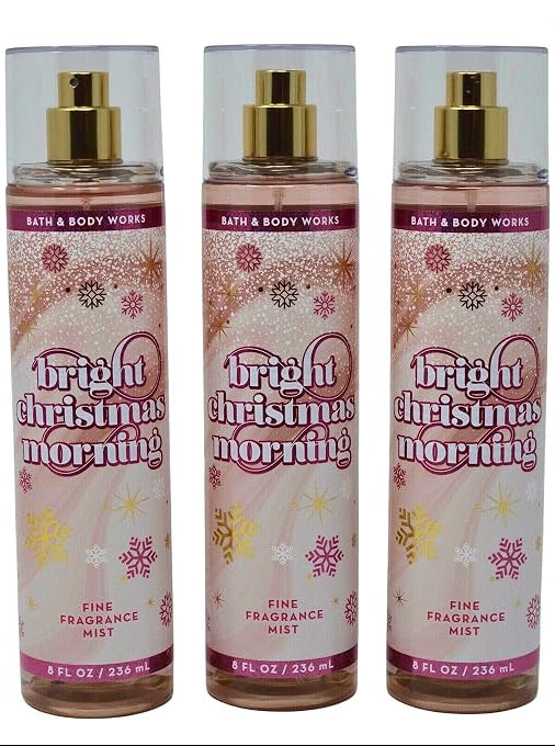 BRIGHT CHRISTMAS MORNING Bath & Body Works Fine Fragrance Mist 3-Pack product image 1