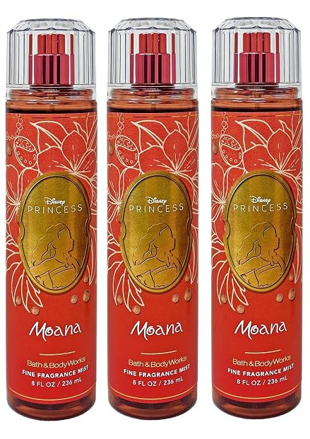 Moana Bath & Body Works Fine Fragrance Mist 3 Pack