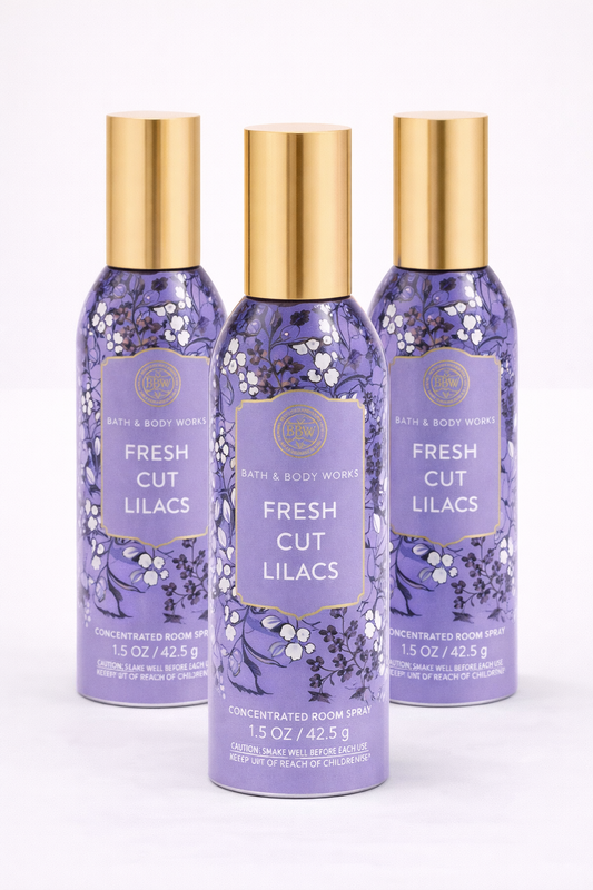 Fresh Cut Lilacs Room Spray 3 Pack | Home Fragrance 1.5 Oz / 42.5 G