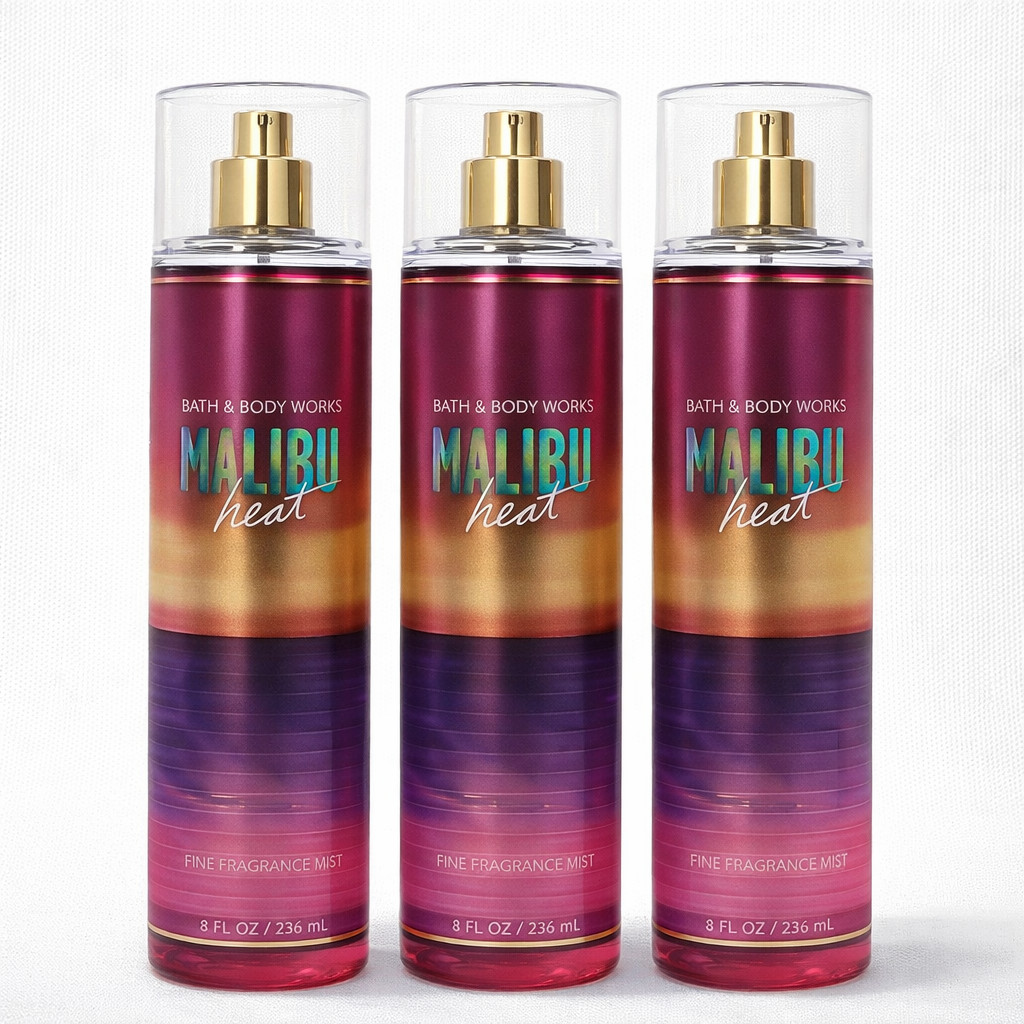 Malibu Heat Fragrance Mist 8 Fl Oz / 236 Ml / 236 Ml (Pack Of 3)