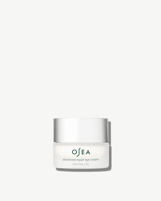 OSEA Advanced Repair Eye Cream product bottle front view for OSEA clean beauty shoppers at My Wrinkles Gone