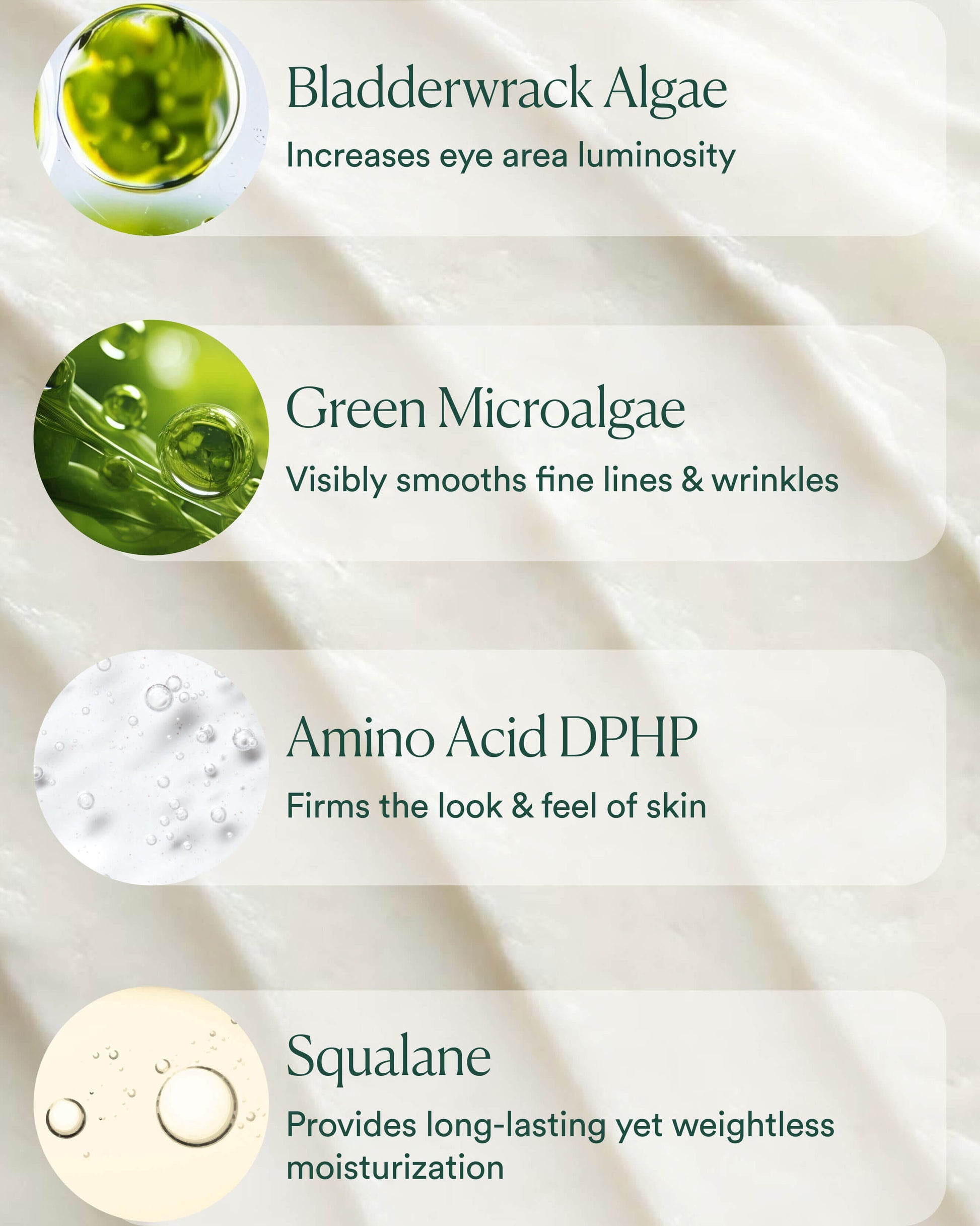 OSEA Advanced Repair Eye Cream ingredients or lifestyle product image for OSEA clean beauty shoppers at My Wrinkles Gone