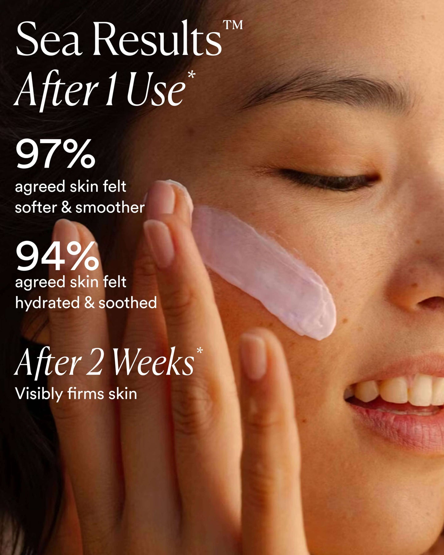 OSEA Dream Night Cream with Bio-Retinol clinical results or before and after visual for OSEA clean beauty shoppers at My Wrinkles Gone