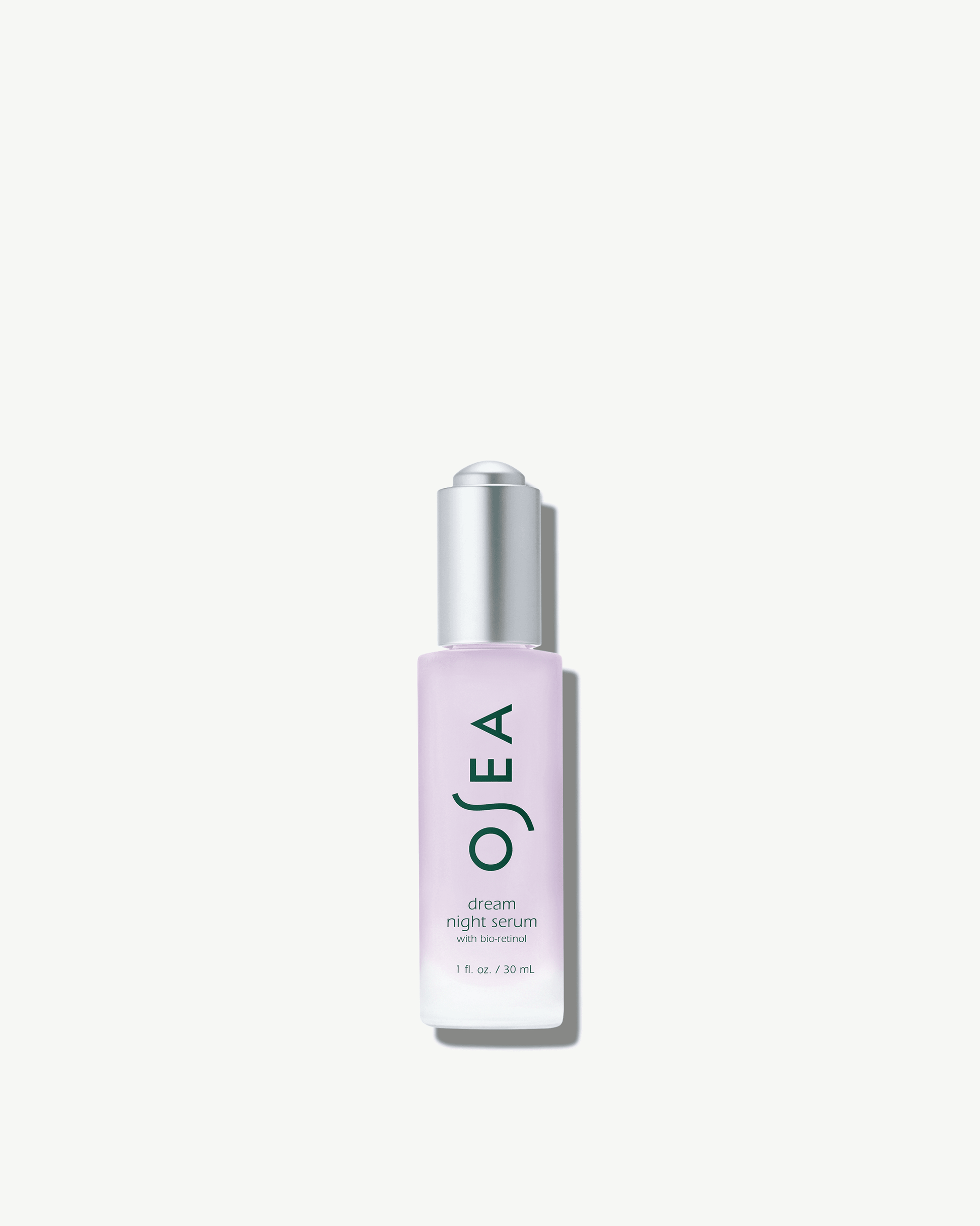 OSEA Dream Night Serum with Bio-Retinol product bottle front view for OSEA clean beauty shoppers at My Wrinkles Gone