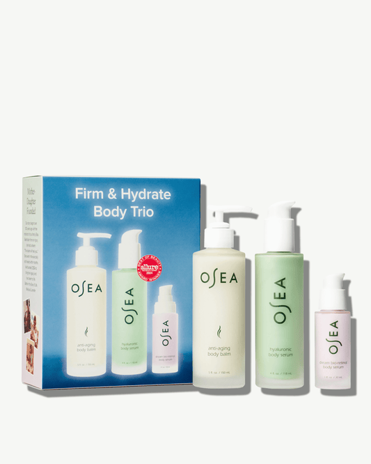 OSEA Firm and Hydrate Body Trio 3-piece clean body care gift set