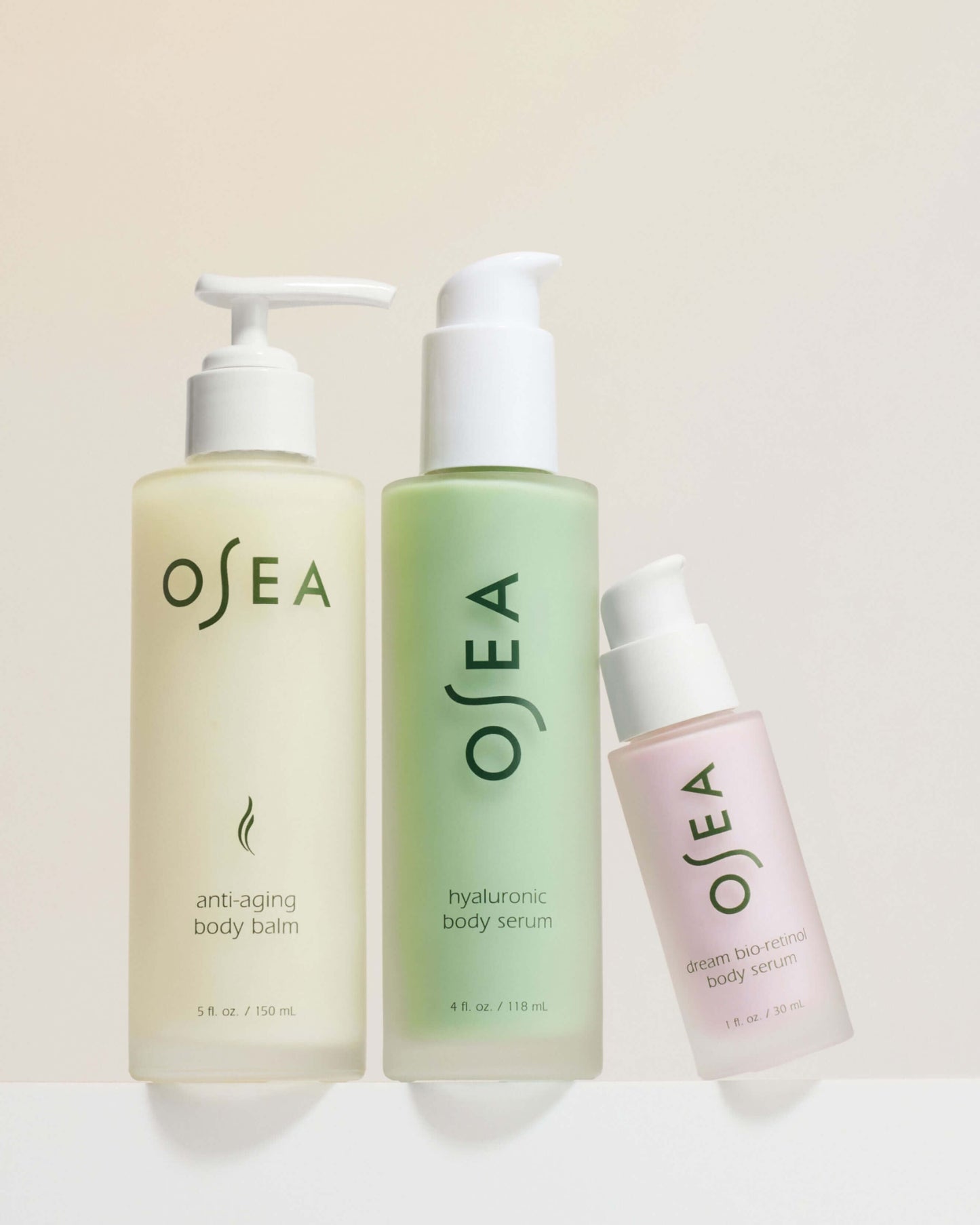 OSEA Firm and Hydrate Body Trio premium body care set alternate product view