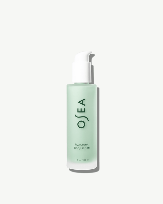 OSEA Hyaluronic Acid Body Serum product bottle front view for OSEA clean beauty shoppers at My Wrinkles Gone