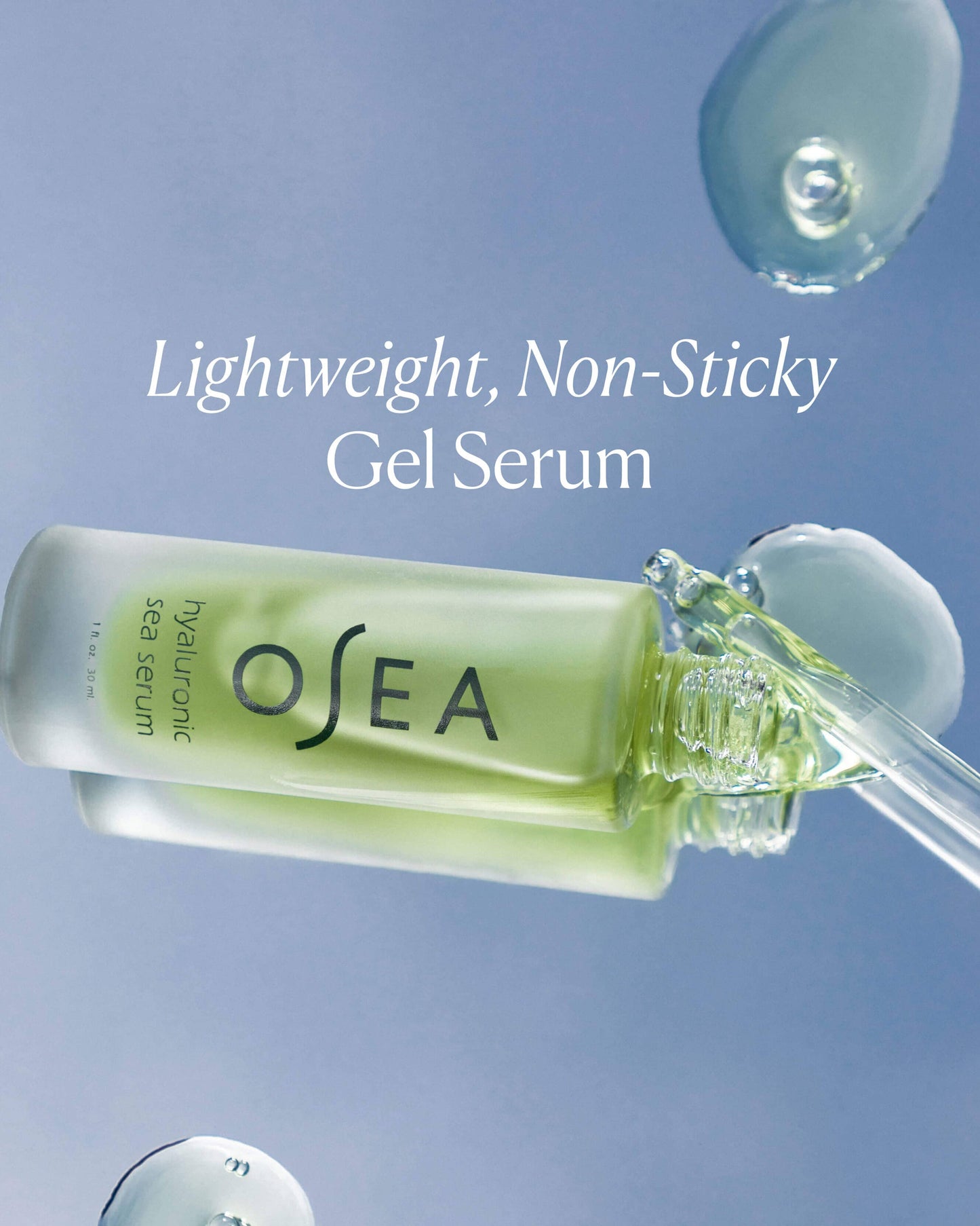 OSEA Hyaluronic Sea Serum lightweight hydrating serum texture for plumper-looking skin