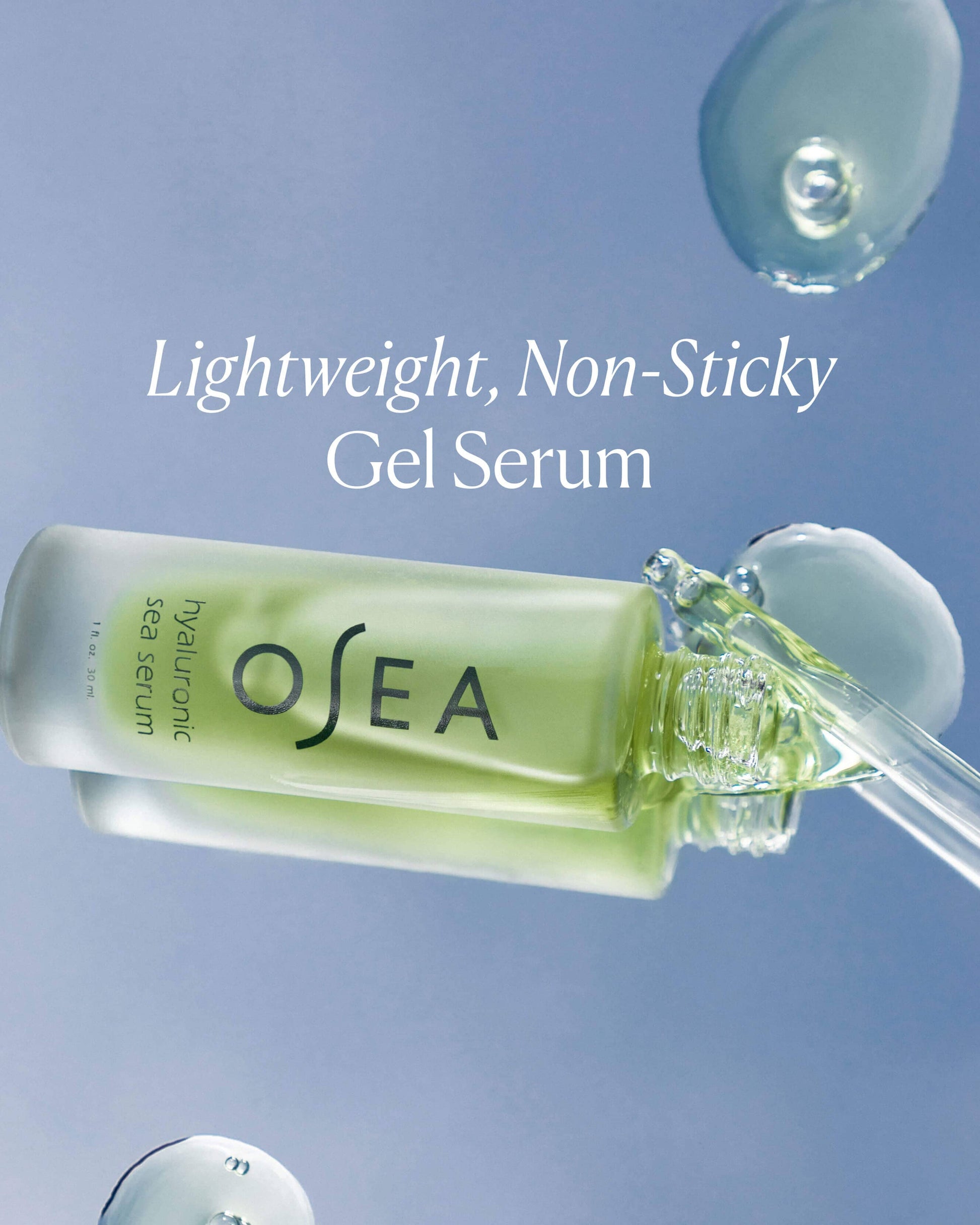 OSEA Hyaluronic Sea Serum lightweight hydrating serum texture for plumper-looking skin