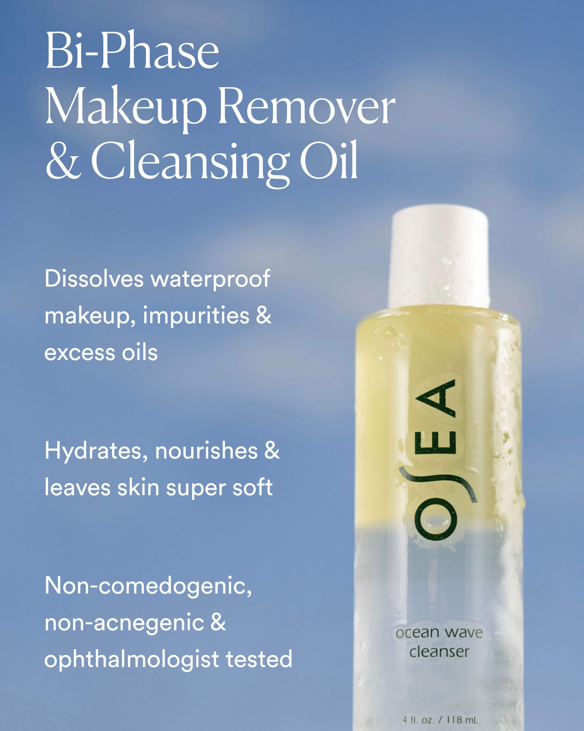 OSEA Ocean Wave Cleanser benefits for makeup removal cleansing and hydration