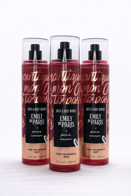 Paris Amour (Emily) Fragrance Mist 8 Fl Oz / 236 Ml / 236 Ml (Pack Of 3)