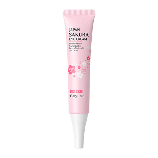 LAIKOU Cherry Blossom Eye Cream 30g for dark circles and hydration by My Wrinkles Gone