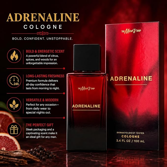 Bath & Body Works ADRENALINE Men’s Cologne 3.4 fl oz info