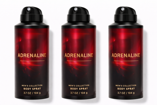 Adrenaline – Men’s Body Spray (3 Pack)