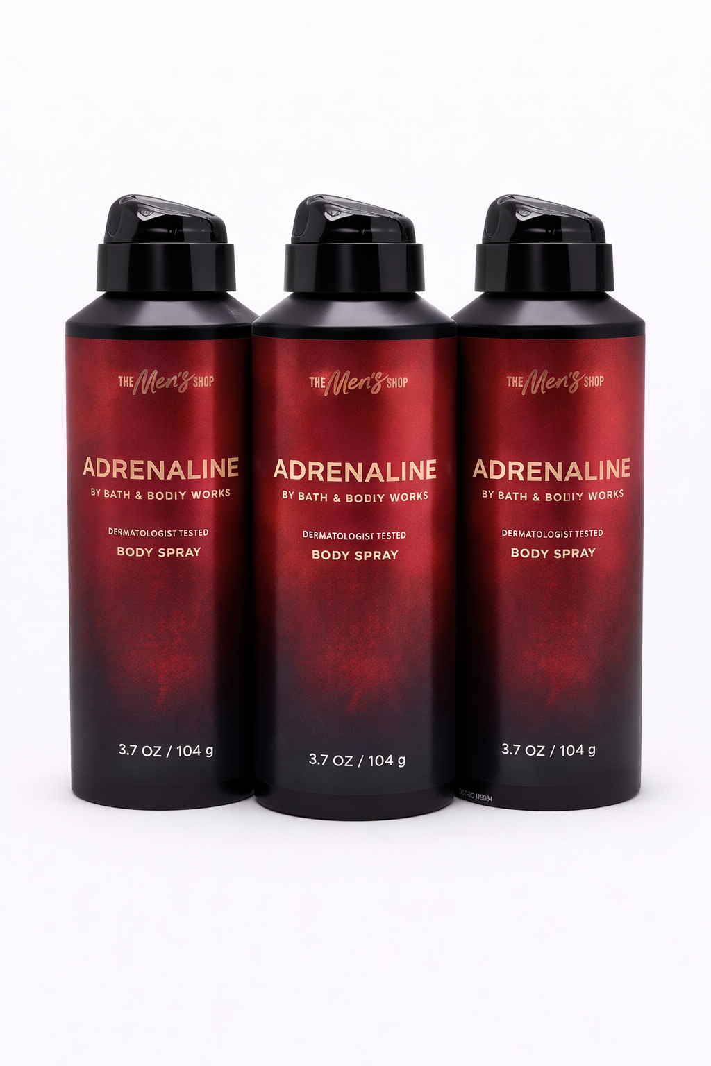 Adrenaline Men's Body Spray 3 Pack | Long-Lasting Fragrance