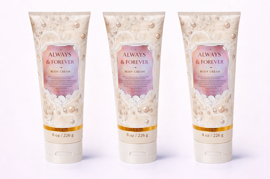 ALWAYS & FOREVER Body Cream 8 oz (Pack of 3) | Ultra Moisturizing