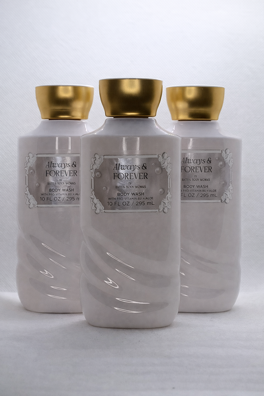 Body Wash Pack of 3 – ALWAYS & FOREVER 10 FL OZ / 295 ML | SHOWER GEL – Gentle Daily Cleanser – 10 fl oz Each