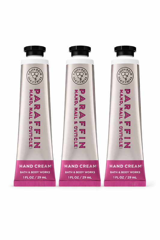 Bath & Body Works Paraffin Hand Cream Set (3 Pack) – Hand, Nail & Cuticle Moisturizing Treatment | My Wrinkles Gone