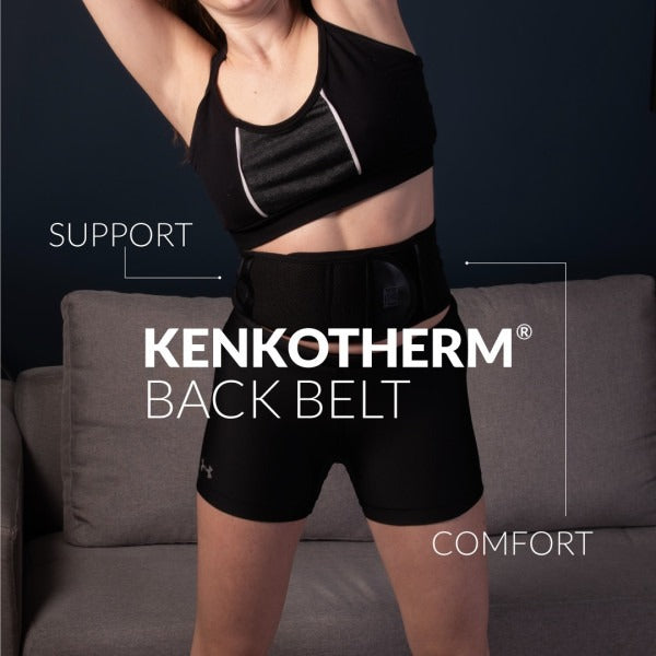 Nikken KenkoTherm Back Belt – Adjustable Lumbar Support Wrap for Comfort & Posture Support | My Wrinkles Gone
