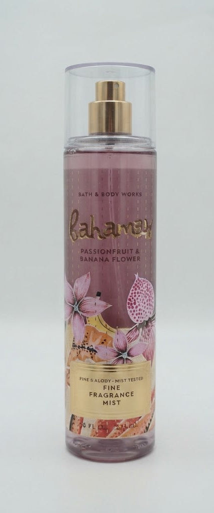 BAHAMAS PASSIONFRUIT & BANANA FLOWER Bath & Body Works Fine Fragrance Mist, 8 oz tropical body spray