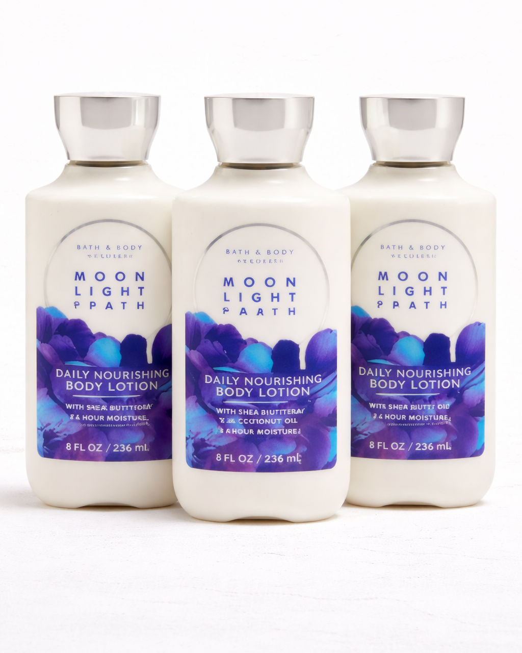 MOONLIGHT PATH BODY LOTION 8 OZ 236 ML PACK OF 3 Bath & Body Works Body Lotion 3-Pack – 8 oz Each | My Wrinkles Gone