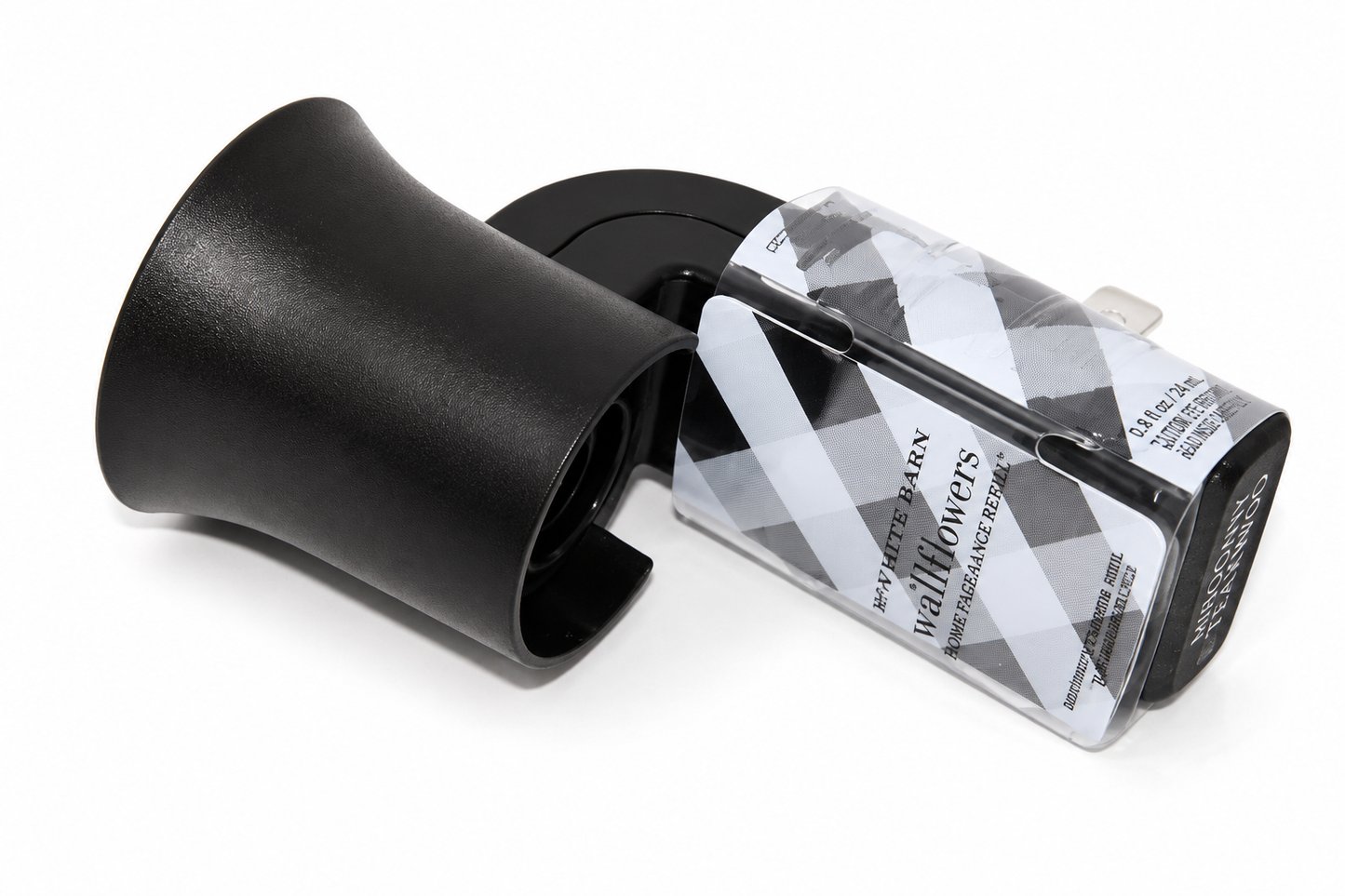 Bath & Body Works black Wallflowers fragrance plug refill holder