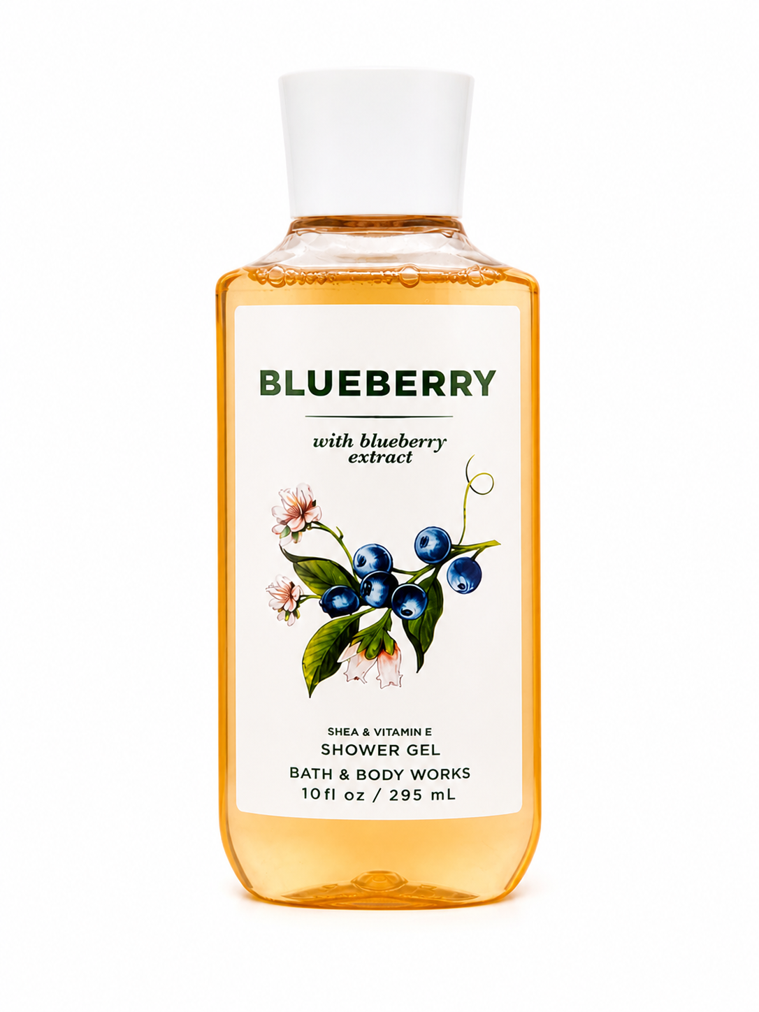 Bath & Body Works BLUEBERRY shower gel 10 oz fruity blueberry scented body wash women