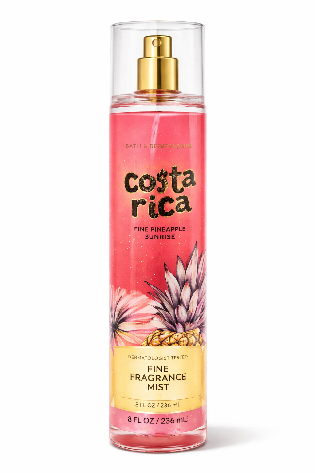 Bath & Body Works Costa Rica Fine Pineapple Sunrise fine fragrance mist 8 oz tropical pineapple body spray
