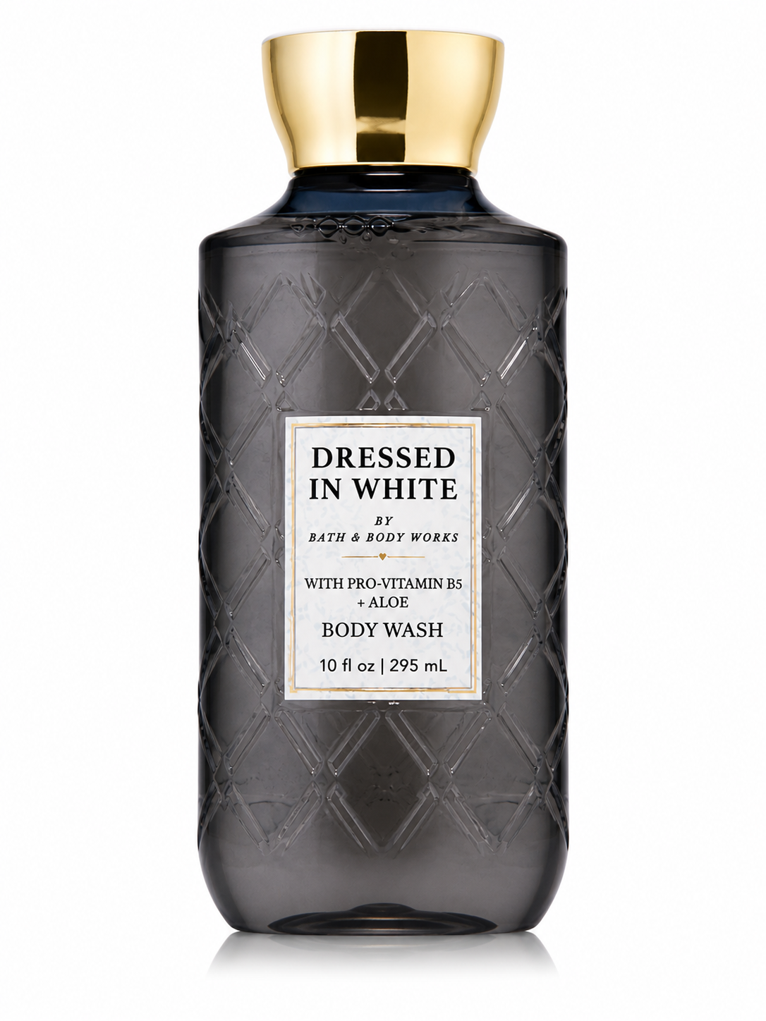 Bath & Body Works DRESSED IN WHITE body wash 10 oz floral scented shower gel women