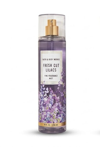 Bath & Body Works Fresh Cut Lilacs fine fragrance mist 8 oz floral body spray long lasting lilac scent women perfume mist