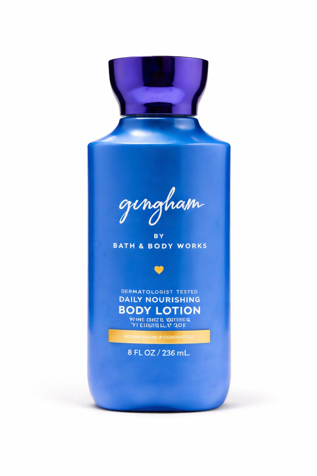 Bath & Body Works Gingham Body Lotion 8 oz daily nourishing moisturizer with shea butter and coconut oil hydrating body care for soft smooth skin women | My Wrinkles Gone