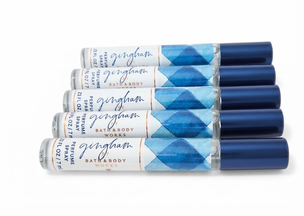 Bath & Body Works GINGHAM Perfume Spray 5-pack of 0.23 fl oz bottles