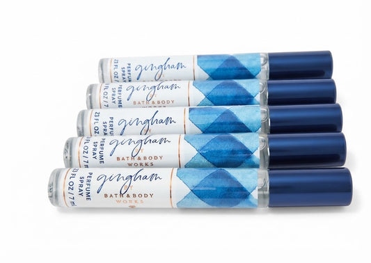 Bath & Body Works GINGHAM Perfume Spray 5-pack of 0.23 fl oz bottles