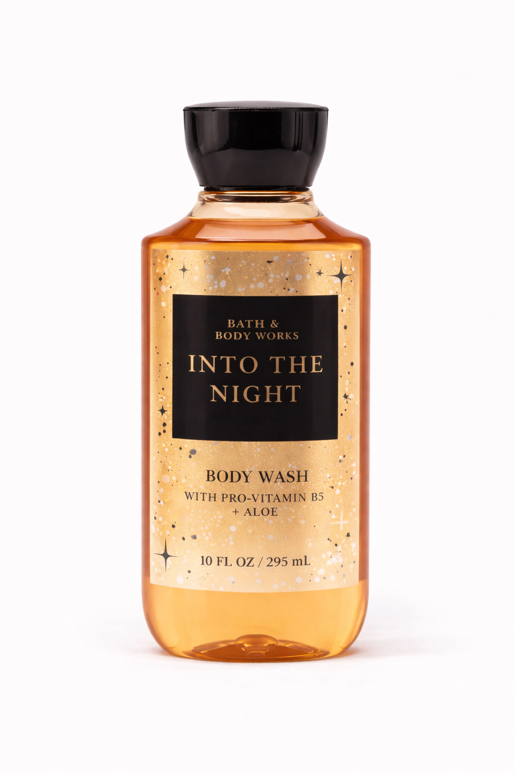 Bath & Body Works INTO THE NIGHT body wash 10 oz luxury shower gel with aloe vitamin B5 moisturizing body cleanser