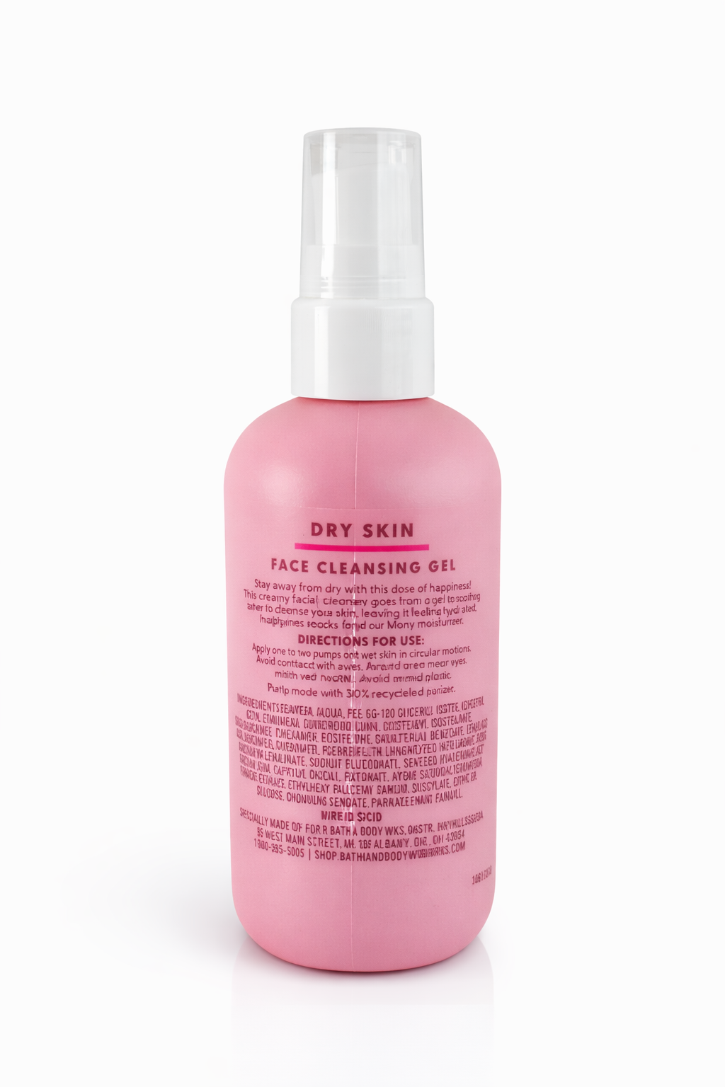 Bath and Body Works Moxy facial cleanser single pink bottle gentle face wash for smooth clear skin daily skincare routine