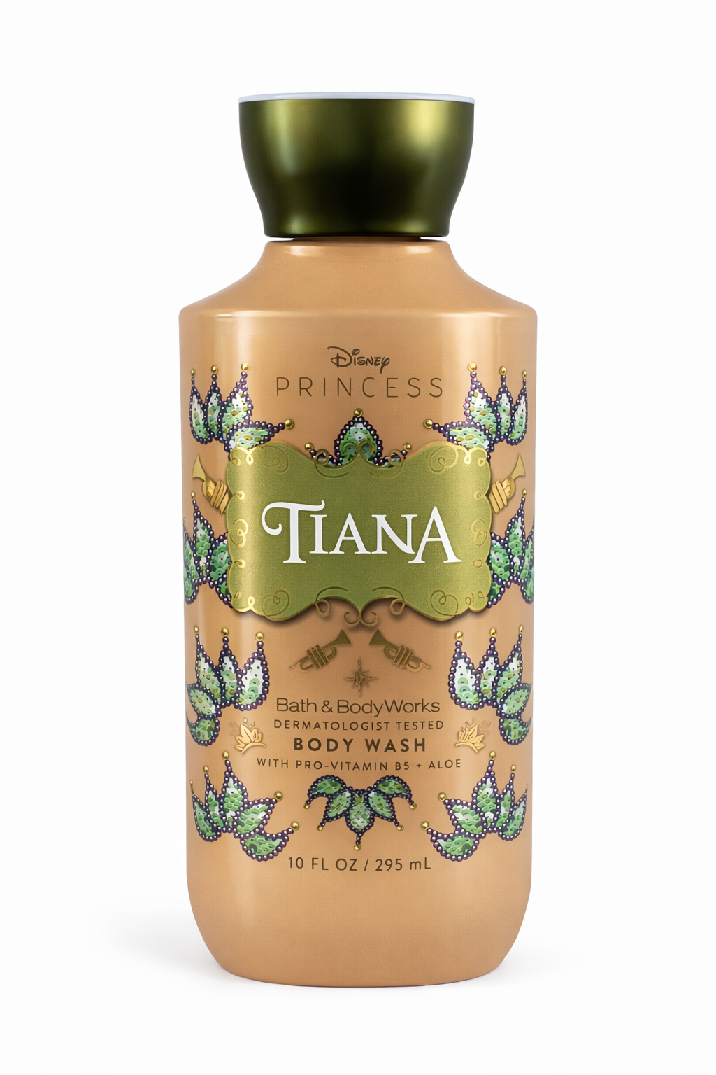 Bath & Body Works Tiana Body Wash 10 oz Disney Princess shower gel moisturizing body wash bottle with aloe vitamin B5