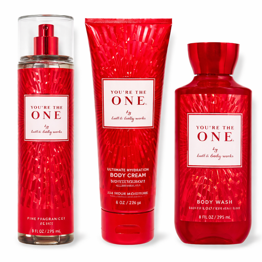 YOURE THE ONE Bath & Body Works 3-Step Bundle – Body Cream, Fragrance Mist & Body Wash | My Wrinkles Gone