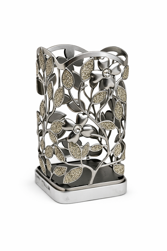 decorative dogwood flower soap holder sleeve for Bath & Body Works liquid soap stylish bathroom accessory modern sink decor MWG