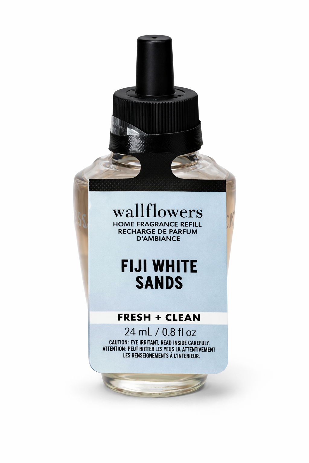 Bath & Body Works Wallflowers Fiji White Sands refill 24ml home fragrance plug-in oil fresh clean scent single bottle