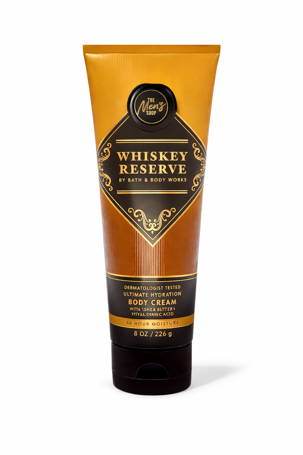 Bath & Body Works WHISKEY RESERVE Body Cream 8 oz for men ultimate hydration moisturizer shea butter hyaluronic acid long lasting masculine fragrance My Wrinkles Gone