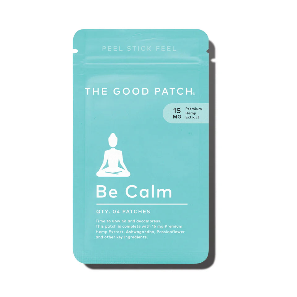 Be Calm stress relief wellness patches by The Good Patch for relaxation and emotional balance My Wrinkles Gone
