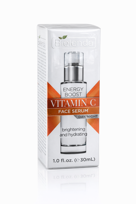 Bielenda Professional Vitamin C Serum packaging designed for brightening, hydration and daily skincare routines.