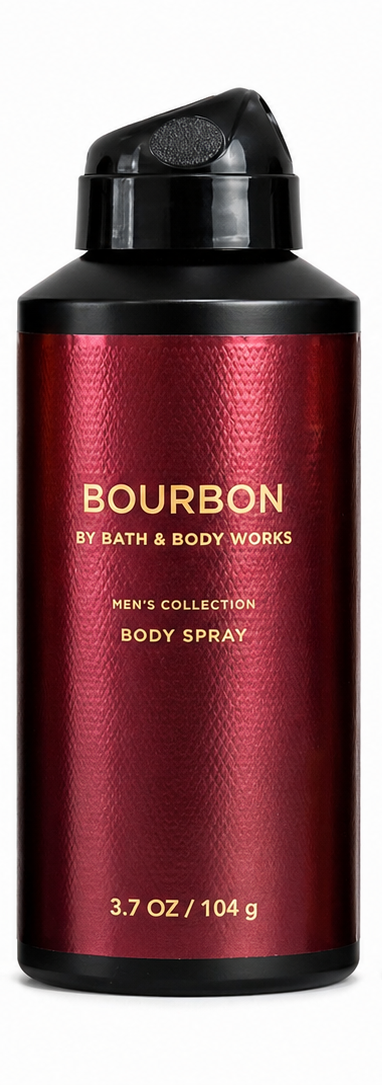 Bath & Body Works BOURBON body spray 3.7 oz warm smooth masculine fragrance cologne mist