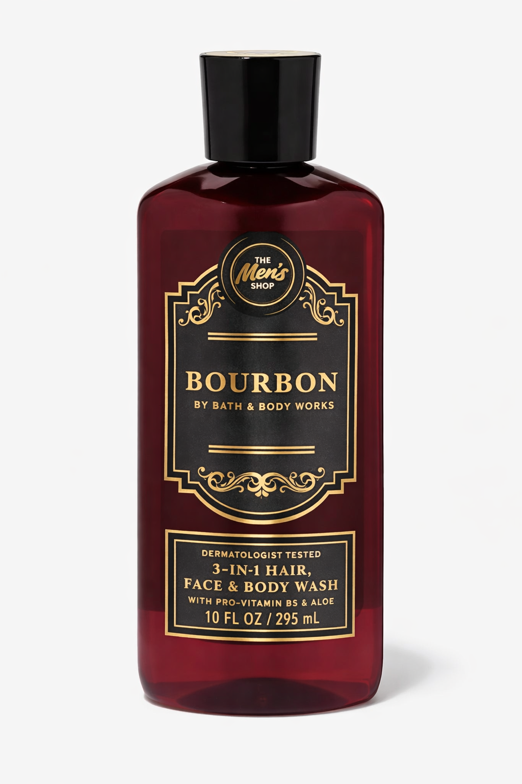 BOURBON men’s 3 in 1 hair face and body wash 10 oz Bath & Body Works cleansing shower gel masculine scent daily use