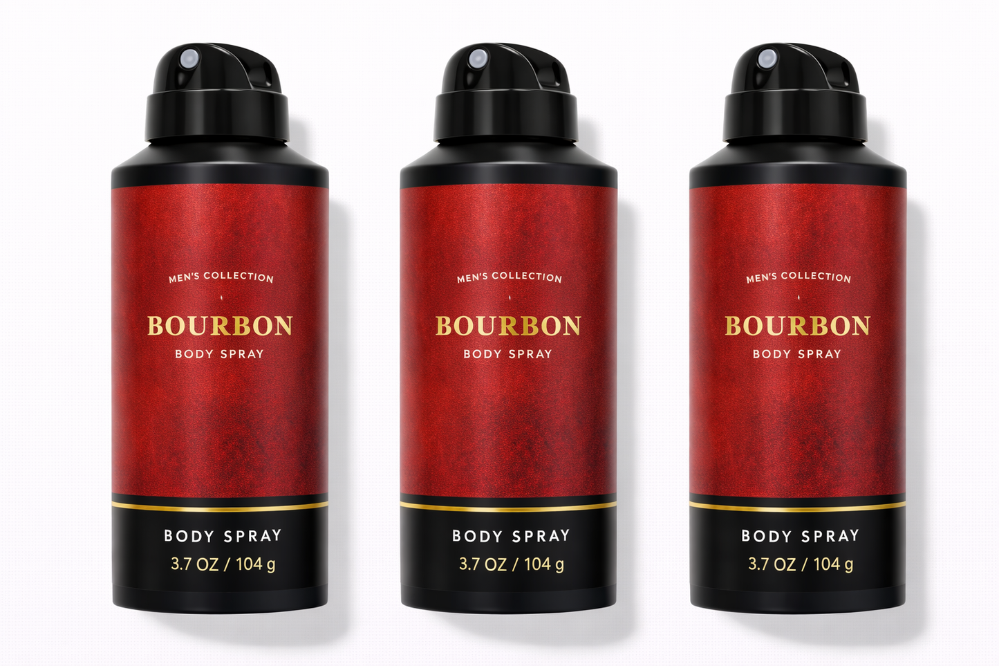 Bourbon – Men’s Body Spray (3 Pack)