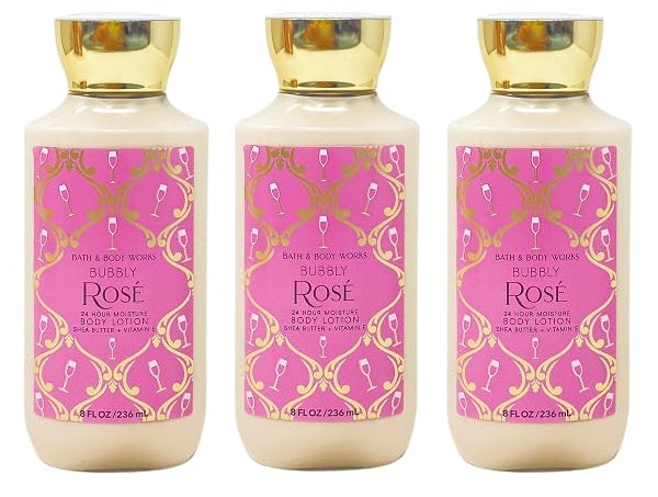 BUBBLY ROSÉ Bath & Body Works Body Lotion 3-Pack