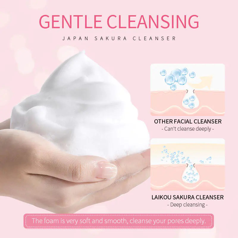 Sakura Hydrating Facial Cleanser – Cherry Blossom Glow Face Wash (50g)